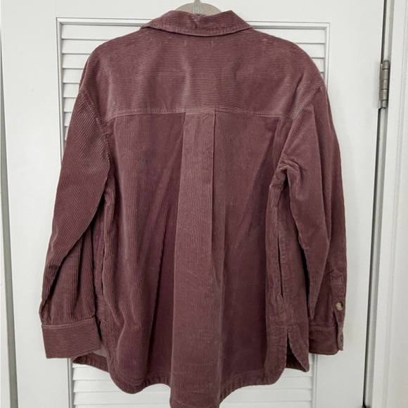 Madewell Corduroy Utility Jacket - Mauve - Picture 3 of 3